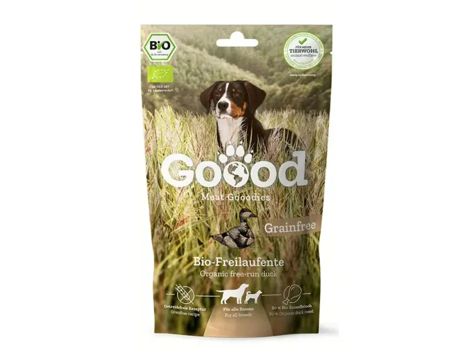 Happy Dog Meat Gooodies - Bio-Freilaufente