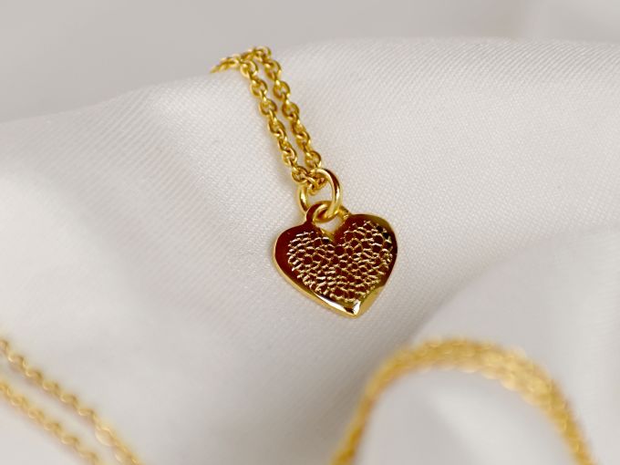 Love's Embrace - Memorial Heart Pendant