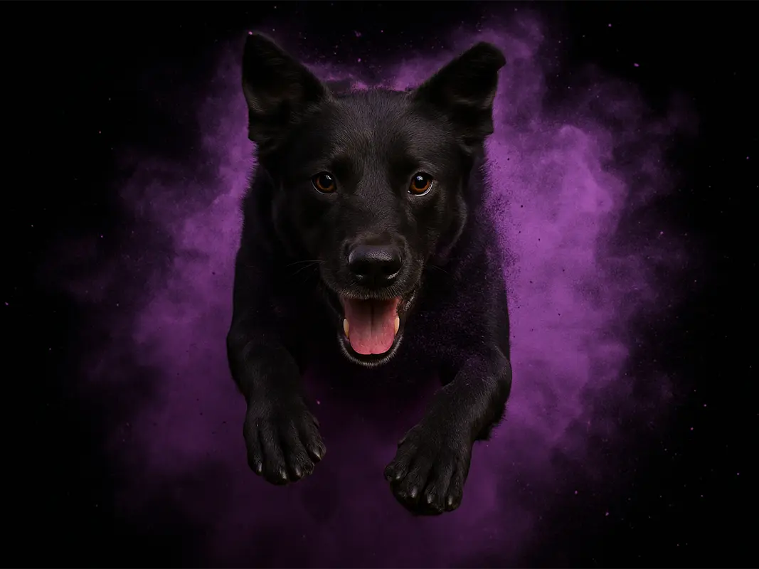 Holi Powder Fotografie Special Dog Photo Edition